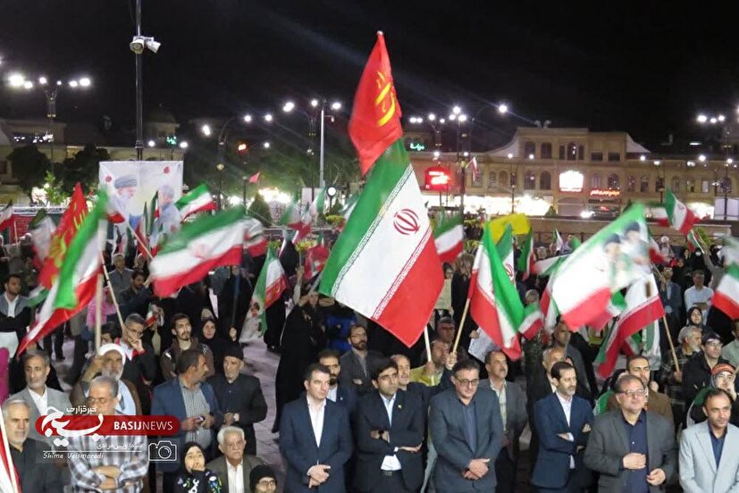 بیعت سربازان روایت با ولایت در همدان برگزار شد
