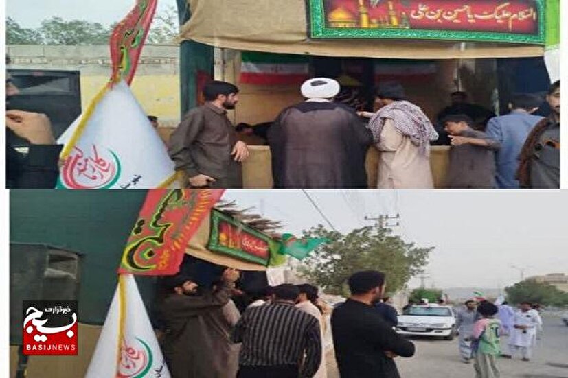 برپایی موکب به همت اداره صمت راسک