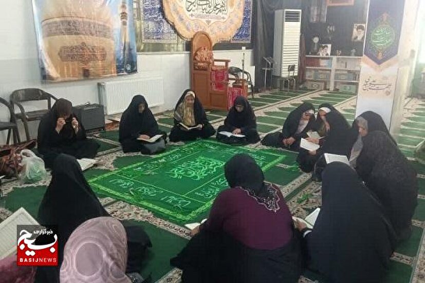 برگزاری دعای استغاثه به امام زمان(عج) و سفره صلوات در مسجد حضرت موسی‌کلیم‌الله