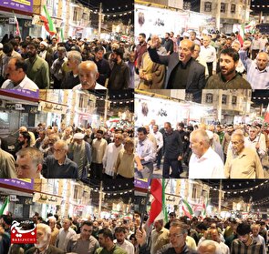 غرش صد و یکمین شب ایذه:  تا انتقام خون امام شهید و بیعت با رهبر جوان انقلاب