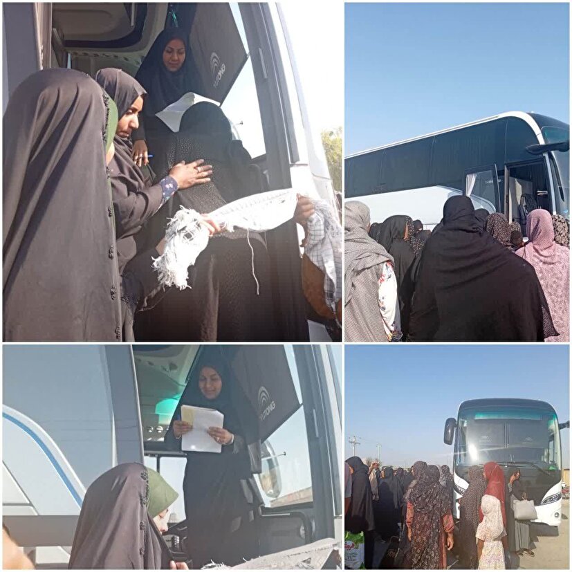 کاروان زیارتی مشهد مقدس حوزه مقاومت حضرت خدیجه(س) بخش برنطین