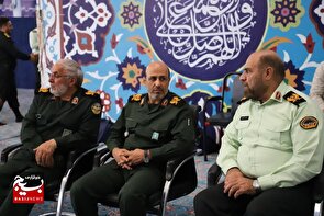 برگزاری آیین نکوداشت شهدای اقتدار و جانبازان جنگ ۱۲ روزه و جنگ رمضان، در مصلای کرج