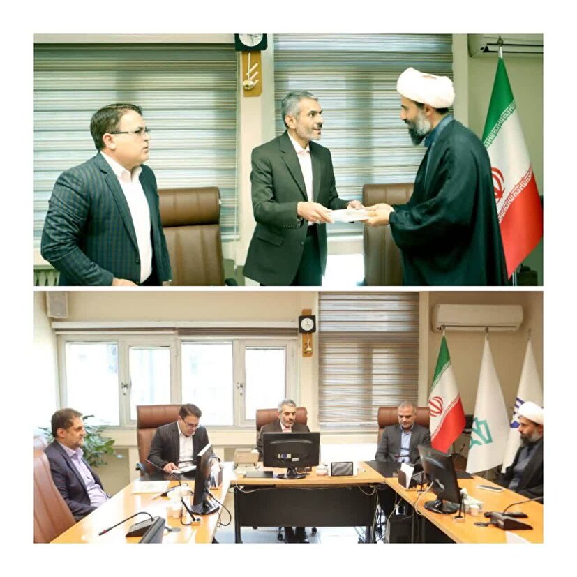 مراسم معارفه فرمانده بسیج مؤسسه خانه کتاب و ادبیات ایران برگزار شد