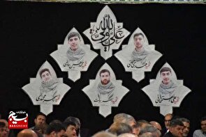 مراسم اربعین شهدای تخریب زنجان برگزار شد
