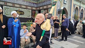 علم‌بندی آستانه اشرفیه تجدید پیمان با عاشورا است