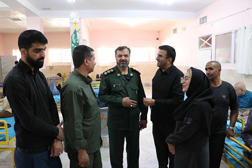 بازدید فرمانده ناحیه مقاومت بسیج سپاه بیرجند از اردوی جهادی قرارگاه ثامن‌الحجج علیه السلام
