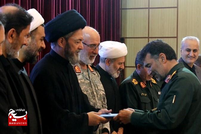 آیین تکریم و معارفه فرمانده تیپ ۳۷ سپاه حضرت عباس(ع) استان اردبیل برگزار شد