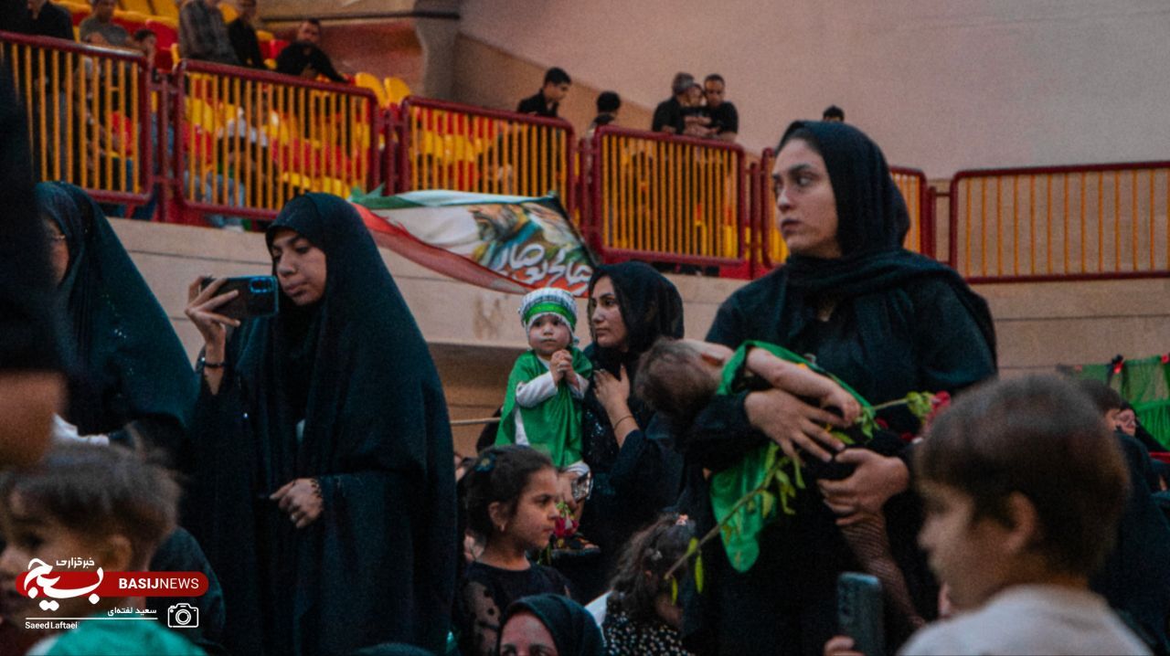 مادران حسینی در سوگ علی‌اصغر (ع) و یاد کودکان شهید رمضان