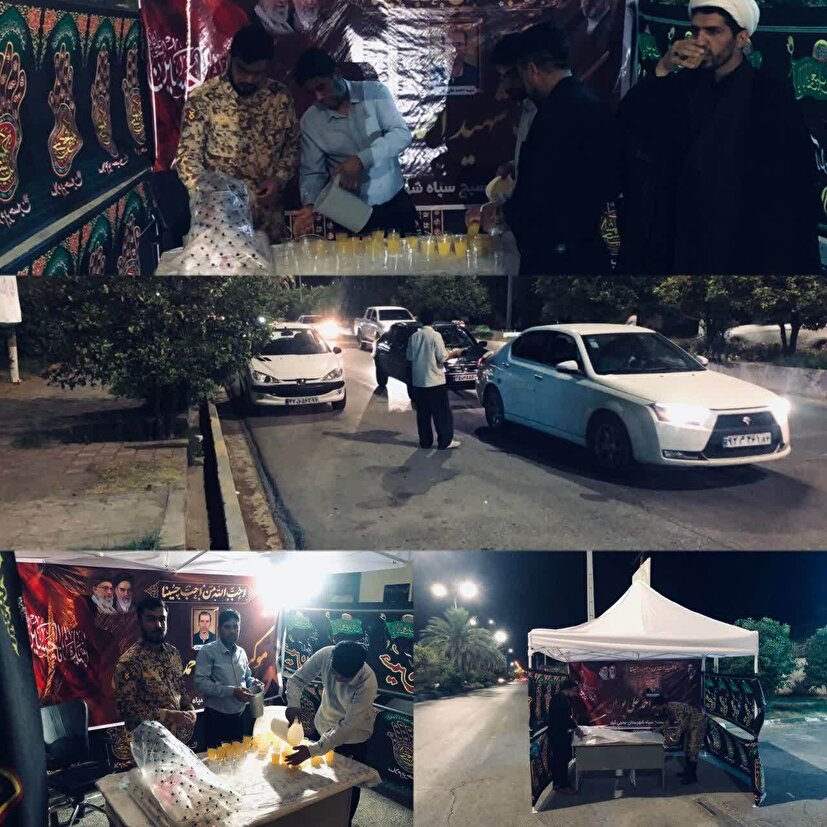 برپایی موکب «شهدای اقتدار حاجی آباد» در ایام سوگواری محرم الحرام