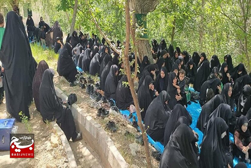 برپایی محفل نوزاد شیرخوار کربلا در روستای اروانه