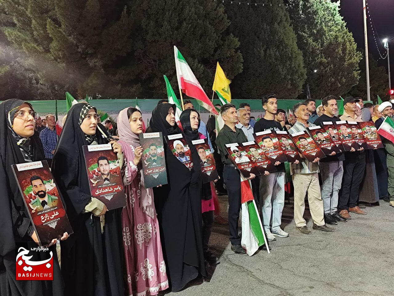 اجتماع  حماسی مردم کرمان در قاب سوم خرداد