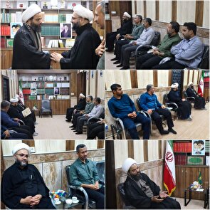 مسئول نمایندگی ولی فقیه سپاه امام سجاد ع هرمزگان با امام جمعه شهرستان خمیر دیدار و گفتگو نمود