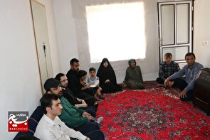 عهدی با خانواده شهدا در دل روستای کردمیر