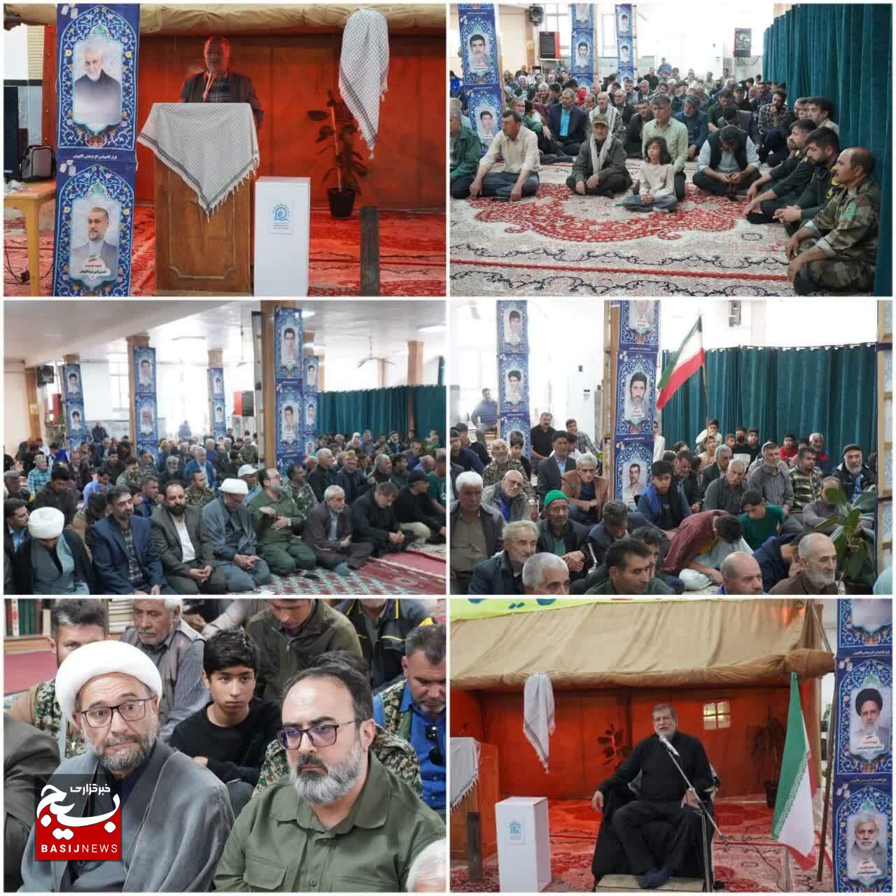 اجتماع بزرگ رزمندگان و ایثارگران کالپوش در مسجد جامع رضوان برگزار شد اجتماع بزرگ رزمندگان و ایثارگران کالپوش در مسجد جامع رضوان برگزار شد