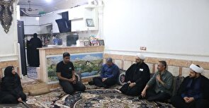 دیدار با خانواده شهید ایرج معتقدزاده به مناسبت سالروز آزادسازی خرمشهردربندرخمیر