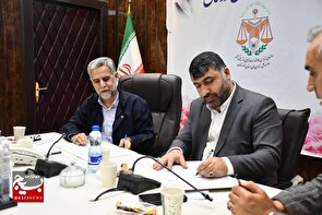 امضای تفاهم نامه ادارات کل کمیته امداد و زندان‌های خوزستان