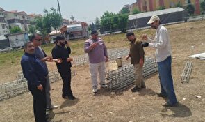 بازدید معاون فرهنگی هنری سپاه قدس گیلان از نمایشگاه میدانی عید غدیر در رشت