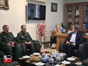 دیدار فرمانده سپاه قدس با مسئولان قضایی استان گیلان 