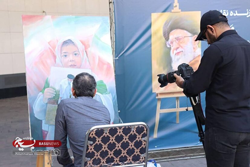 جان گرفتن راه شهید آیت‌الله سیدعلی خامنه‌ای بر بوم هنرمندان میهن
