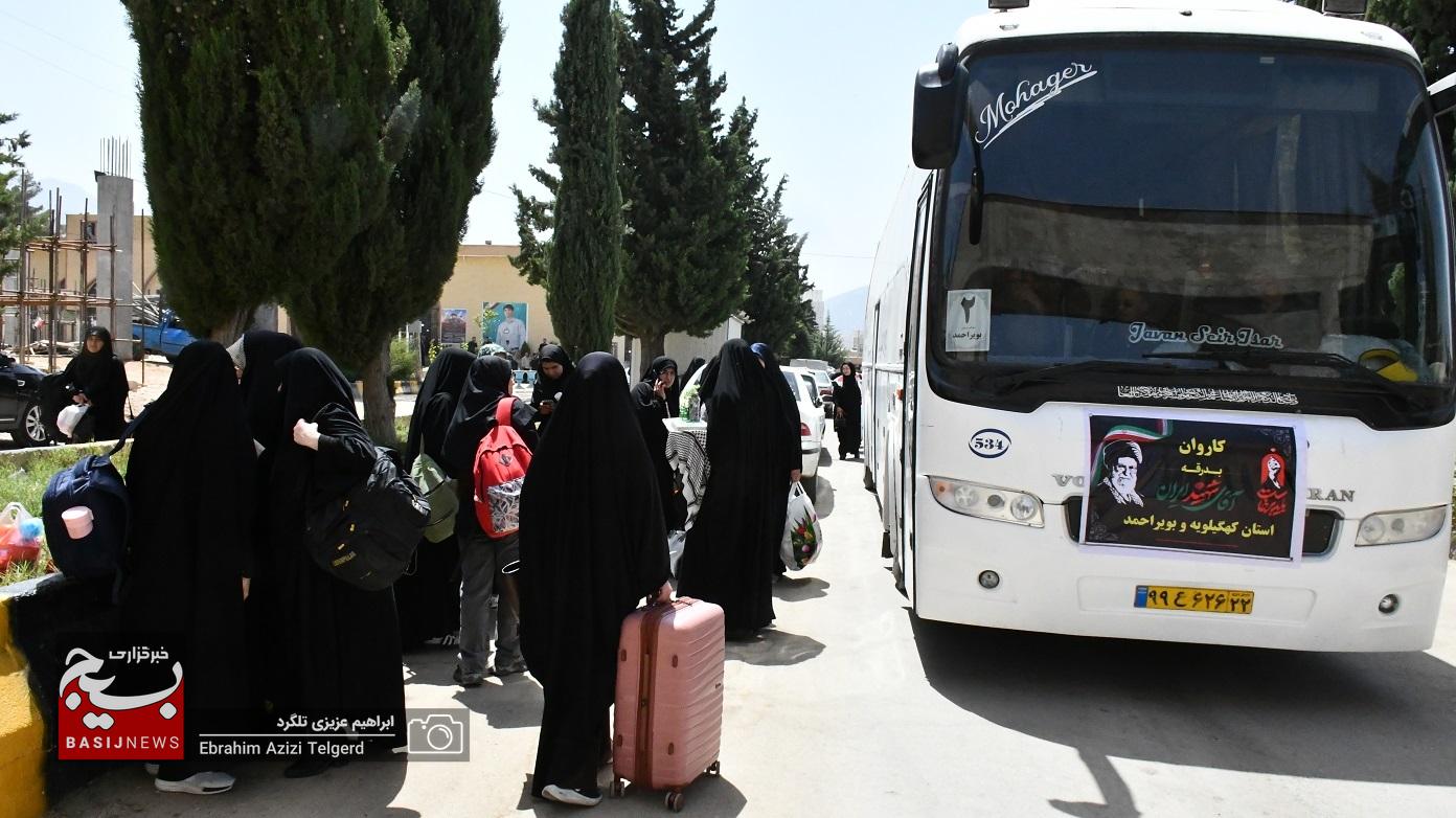 اعزام 500 جهادگر کهگیلویه و بویراحمدی برای خدمت رسانی به زائران بدرقه رهبر شهید