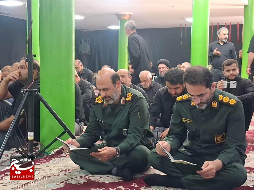 برگزاری اولین سالگرد شهید محسن کوه‌خیل، در گلسار شهرستان ساوجبلاغ