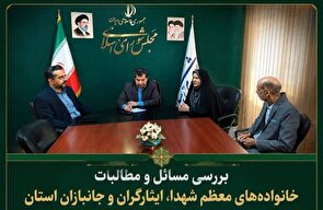 بررسی مسائل و مطالبات خانواده‌های معظم شهدا، ایثارگران و جانبازان استان در دیدار مدیرکل بنیاد شهید و امور ایثارگران با هاشمی
