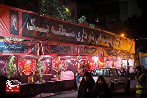 آماده‌سازی موکب مازندران در مسیر مراسم بدرقه و وداع قائد شهید