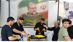 فعالیت 13 موکب جهادی استان در مراسم بدرقه امام شهید