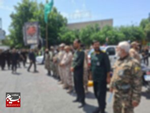 خادمانِ داغ‌دیده؛ روایتی از خدمتِ خالصانه بسیجیان حوزه پنج مالک اشتر در سوگ قائد شهید