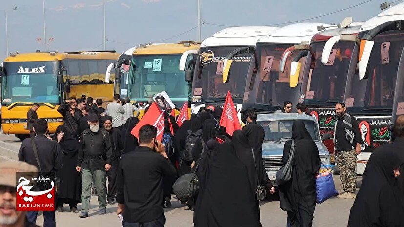 اعزام کاروان زائران استان اردبیل به مصلای تهران برای بدرقه رهبر شهید انقلاب