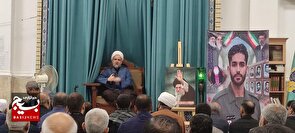 مراسم سومین روز شهادت شهید امیر حسن اربابی و همسر شهیده ایشان فاطمه بامری پور در زابل