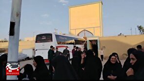 بدرقه کاروان وداع باآقای شهیدایران