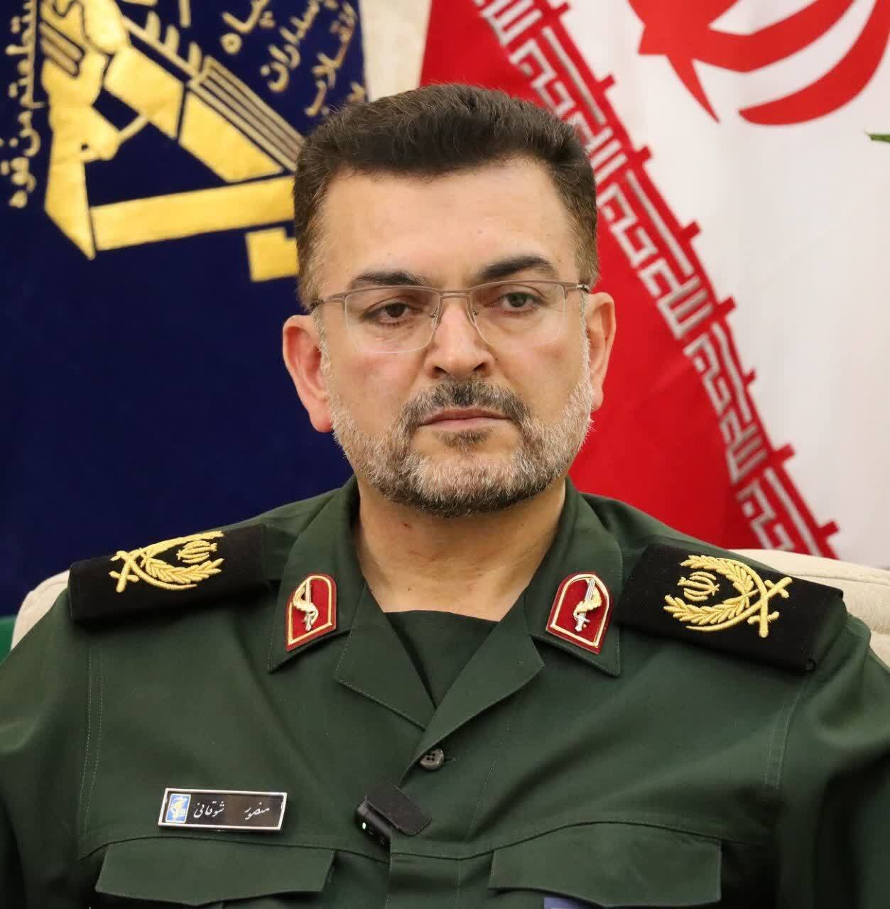 سرتیپ دوم پاسدار منصور شوقانی، فرمانده سپاه قائم آلمحمد(عج) استان سمنان سرتیپ دوم پاسدار منصور شوقانی، فرمانده سپاه قائم آلمحمد(عج) استان سمنان