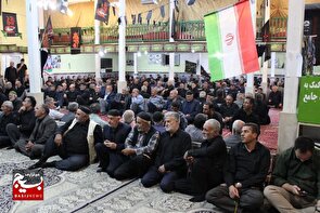 مراسم شام غریبان «رهبر شهید» در روستای راهموار بهار برگزار شد