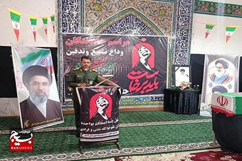 برگزاری مراسم پرشور جاماندگان تشییع و تدفین «قائد شهید امت»در لاشار