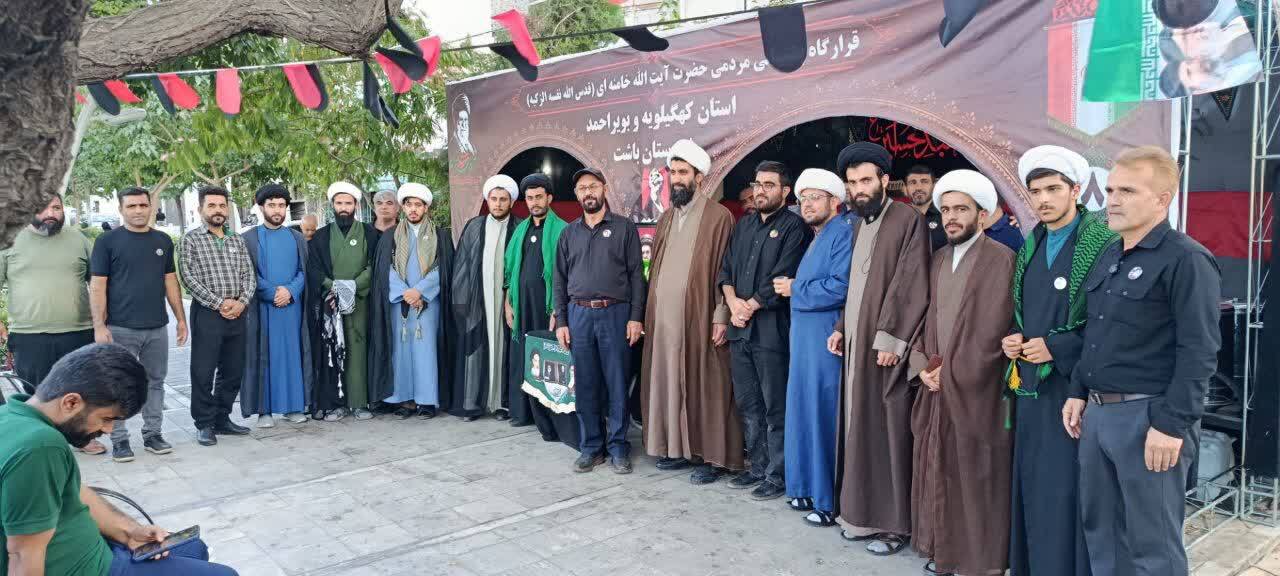گزارشی از خدمات موکب امام حسن مجتبی (ع) شهرستان باشت در مشهد مقدس