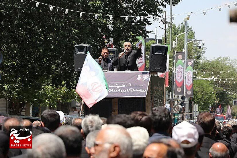 برگزاری دسته عزاداری هیئت رزمندگان اسلام