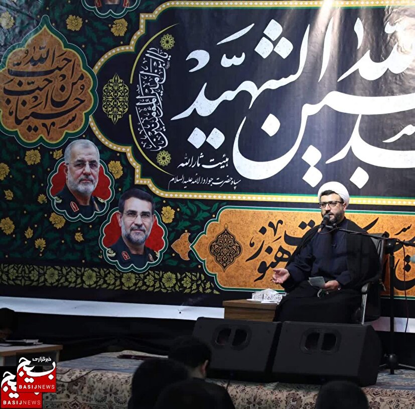تبیین چهار رکن حکمرانی نبوی؛ نقشه راه ساخت تمدن نوین اسلامی در مراسم هیئت ثارالله