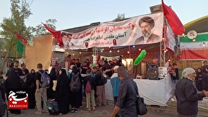 خدمت‌رسانی ۸ موکب استان البرز، به زائران اربعین حسینی، در مسیر نجف تا کربلا