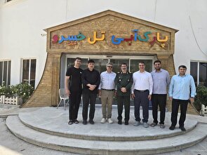 بازدید فرمانده سپاه فتح استان از مجموعه پارک آبی تل خسرو شهریاسوج و تأکید بر حمایت از توسعه ورزش و اشتغال جوانان