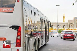 خدمت‌رسانی رایگان ناوگان اتوبوسرانی مشهد در روز اربعین