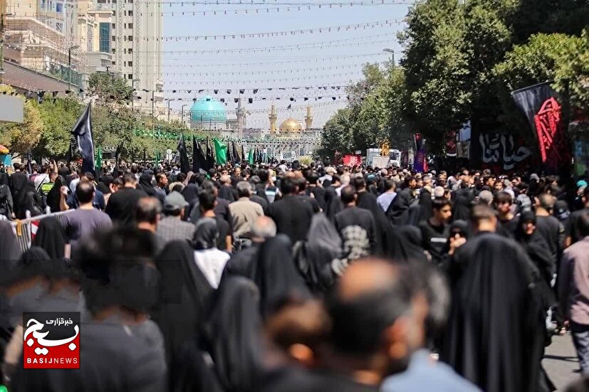 پیاده‌روی جا‌ماندگان اربعین در مشهد
