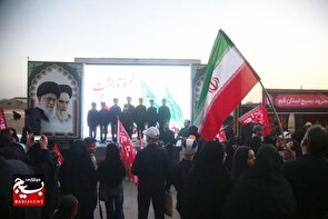 طنین نوای حسینی در عمود ۴۳ بلوار پیامبر اعظم(ص)