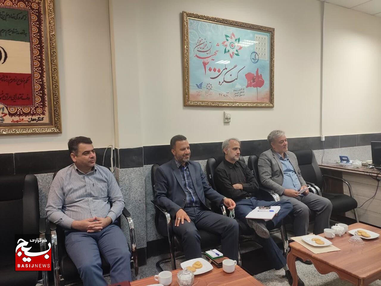 جلسه برنامه‌ریزی اجلاسیه ۲۴۰۰ شهید خراسان جنوبی با حضور فرمانده سپاه انصارالرضا علیه‌السلام 