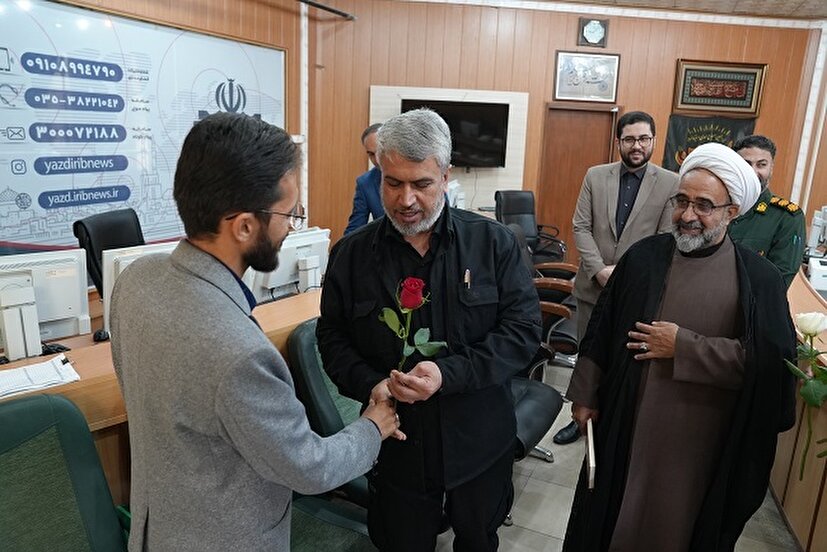 تقدیر و تشکر  فرمانده سپاه الغدیر استان یزد از صدا و سیمای مرکز یزد