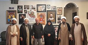 تجلیل مسئول سازمان بسیج طلاب کشور از خانواده طلبه شهید محمدمعین نظری