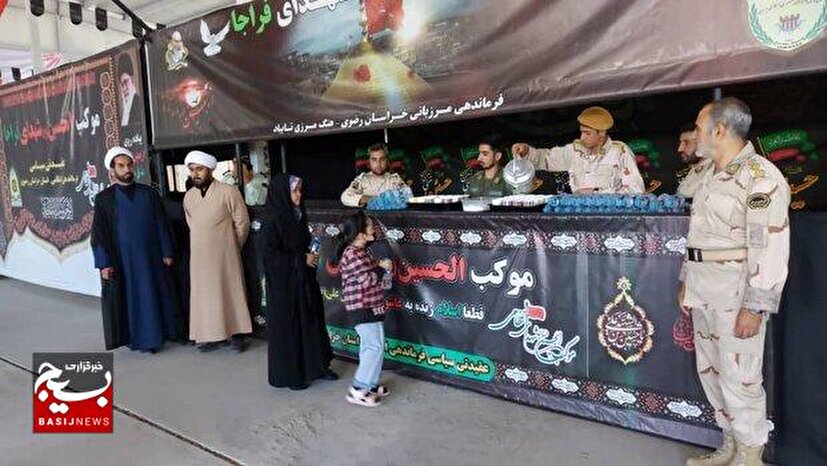 برپایی ۴۴ موکب شهدای انتظامی در خراسان رضوی همزمان با ایام پایانی ماه صفر