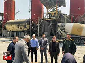 پیگیری مشکلات سوخت و باربرگ واحدهای تولیدی بتن غرب مازندران در چالوس