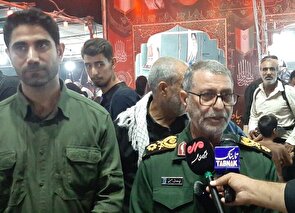 سپاه استان ایلام با تمام توان در خدمت زوار اربعین است