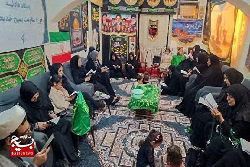 برپائی روضه های خانگی دهه آخرصفر،به مدت ده روز ویژه خواهران توسط پایگاه عادله حوزه حضرت خدیجه(س)